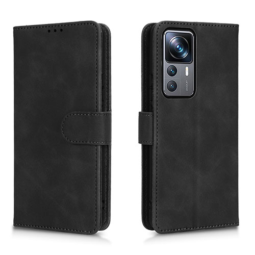 Leather Case Stands Flip Cover Holder L05Z for Xiaomi Redmi K50 Ultra 5G Black