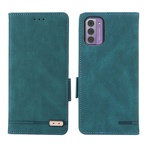 Leather Case Stands Flip Cover Holder L06Z for Nokia G310 5G Green