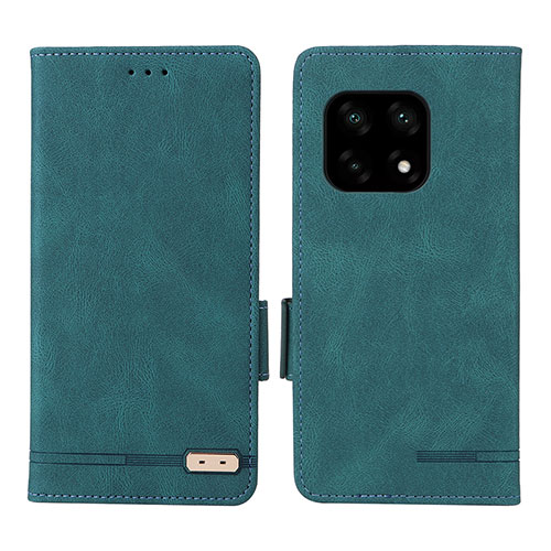 Leather Case Stands Flip Cover Holder L06Z for OnePlus 10 Pro 5G Green