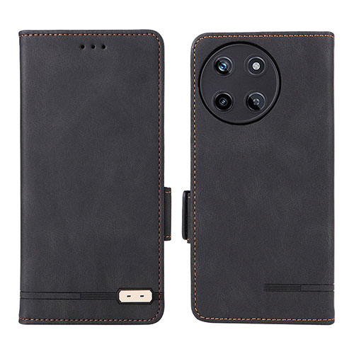 Leather Case Stands Flip Cover Holder L06Z for Realme 11 4G Black