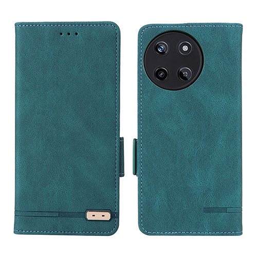 Leather Case Stands Flip Cover Holder L06Z for Realme 11 4G Green