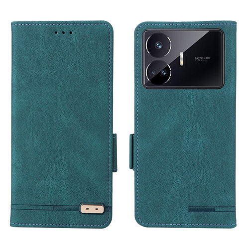 Leather Case Stands Flip Cover Holder L06Z for Realme GT Neo5 SE 5G Green