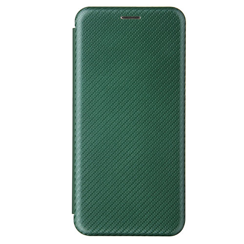 Leather Case Stands Flip Cover Holder L06Z for Samsung Galaxy A41 SC-41A Green