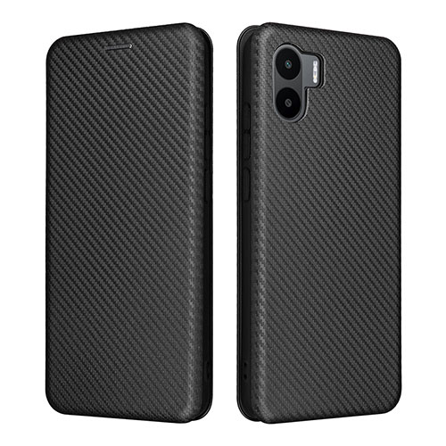 Leather Case Stands Flip Cover Holder L06Z for Xiaomi Redmi A1 Black