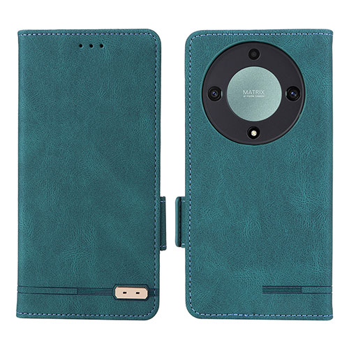 Leather Case Stands Flip Cover Holder L07Z for Huawei Honor Magic5 Lite 5G Green