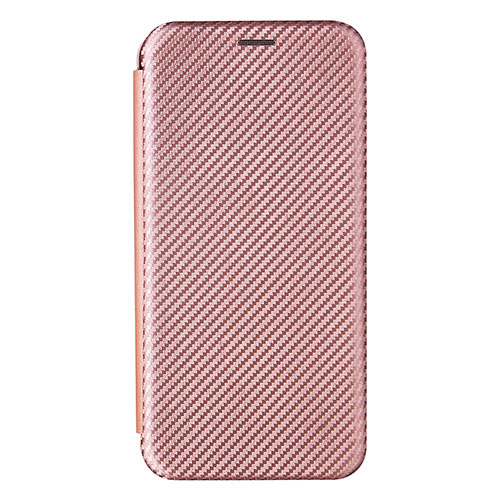 Leather Case Stands Flip Cover Holder L07Z for Samsung Galaxy A15 5G Rose Gold