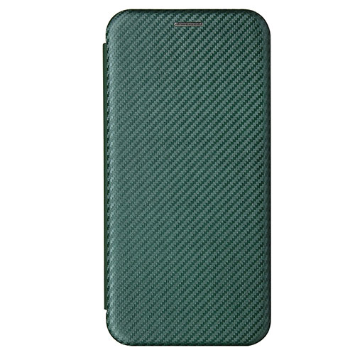 Leather Case Stands Flip Cover Holder L07Z for Samsung Galaxy A52 4G Green