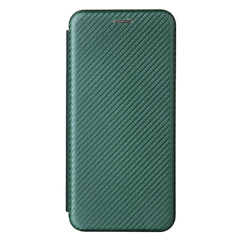 Leather Case Stands Flip Cover Holder L07Z for Samsung Galaxy M32 4G Green