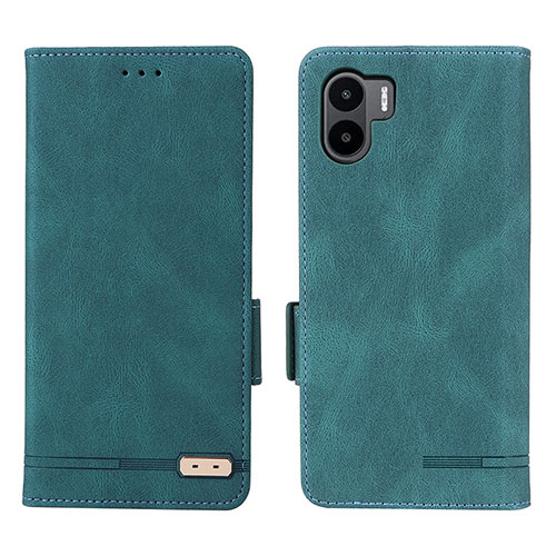 Leather Case Stands Flip Cover Holder L07Z for Xiaomi Redmi A2 Plus Green