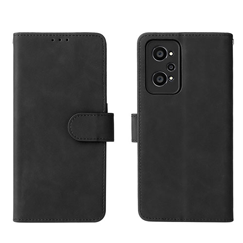 Leather Case Stands Flip Cover Holder L08Z for Realme GT Neo2 5G Black