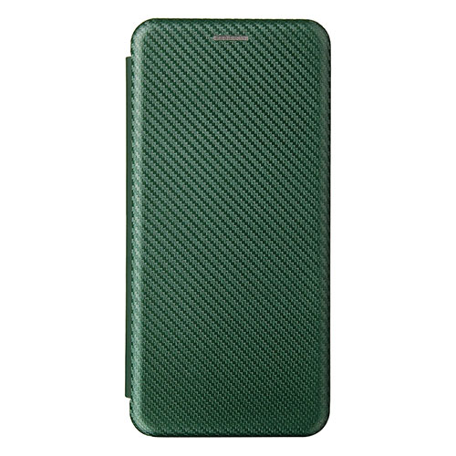 Leather Case Stands Flip Cover Holder L08Z for Samsung Galaxy A12 Green