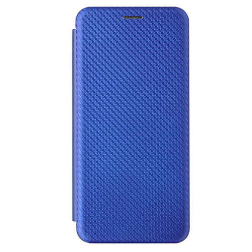 Leather Case Stands Flip Cover Holder L09Z for Samsung Galaxy F02S SM-E025F Blue