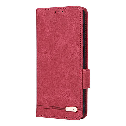 Leather Case Stands Flip Cover Holder L10Z for Samsung Galaxy A32 4G Red