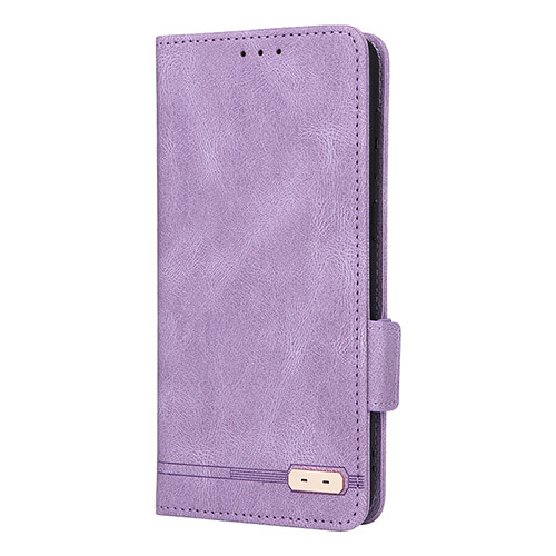 Leather Case Stands Flip Cover Holder L10Z for Samsung Galaxy A33 5G Purple