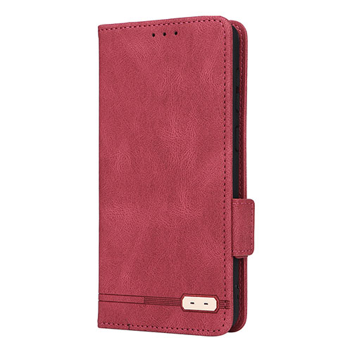 Leather Case Stands Flip Cover Holder L10Z for Samsung Galaxy A33 5G Red