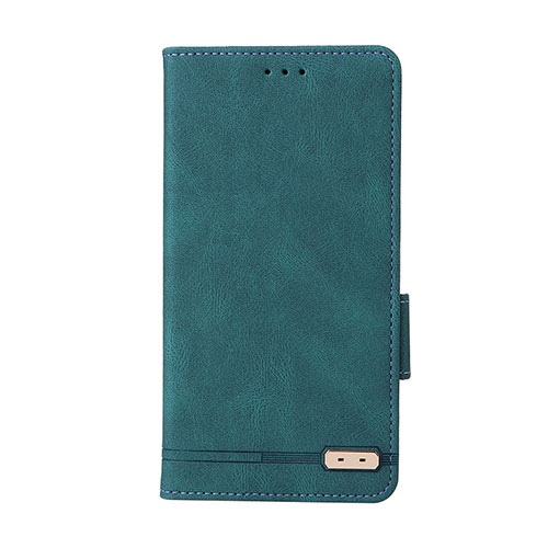 Leather Case Stands Flip Cover Holder L11Z for Samsung Galaxy F42 5G Green