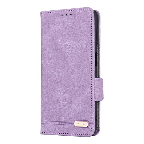 Leather Case Stands Flip Cover Holder LZ2 for Samsung Galaxy A04s Purple