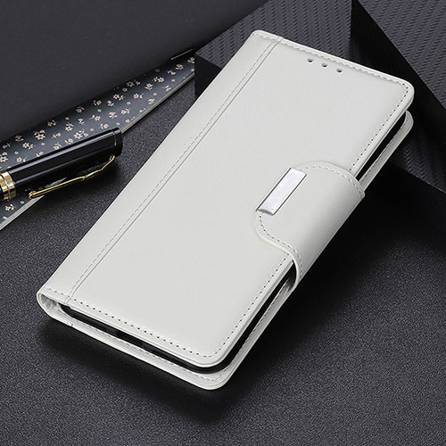 Leather Case Stands Flip Cover Holder M01L for Realme GT Neo 5G White