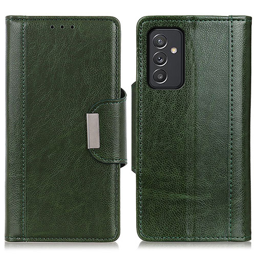 Leather Case Stands Flip Cover Holder M01L for Samsung Galaxy A34 5G Green