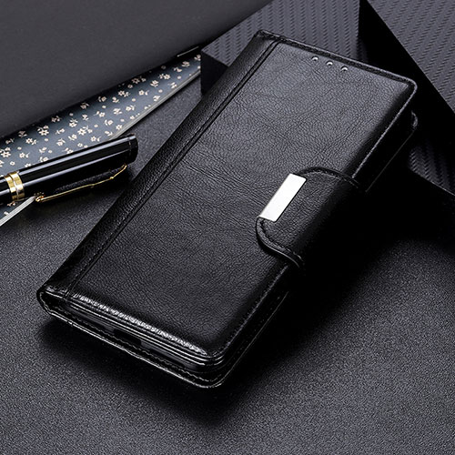 Leather Case Stands Flip Cover Holder M01L for Samsung Galaxy A52s 5G Black