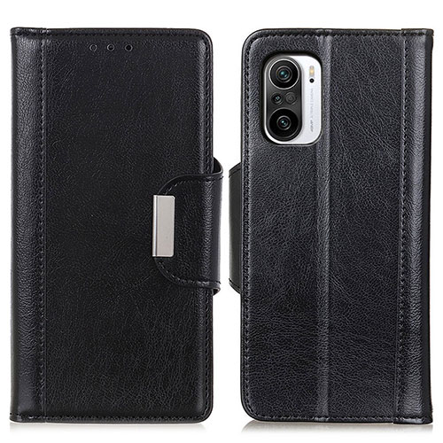 Leather Case Stands Flip Cover Holder M01L for Xiaomi Mi 11i 5G Black