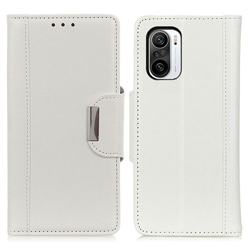 Leather Case Stands Flip Cover Holder M01L for Xiaomi Mi 11i 5G White