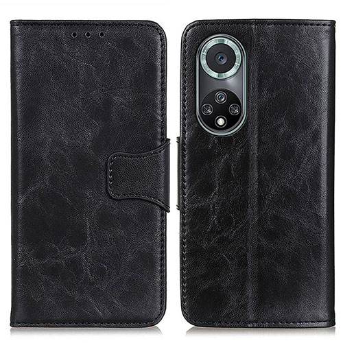 Leather Case Stands Flip Cover Holder M02L for Huawei Honor 50 Pro 5G Black