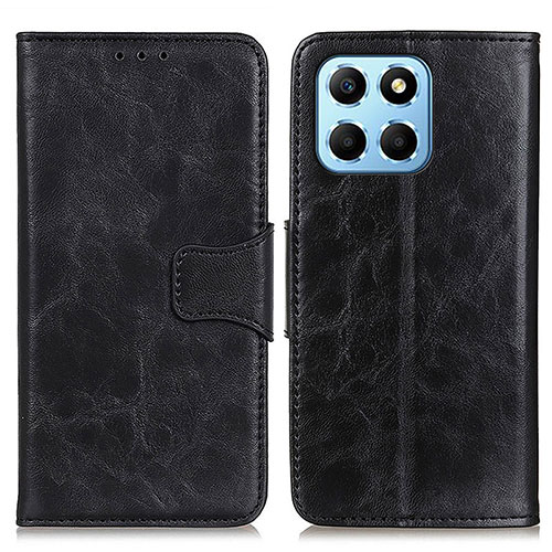 Leather Case Stands Flip Cover Holder M02L for Huawei Honor 70 Lite 5G Black