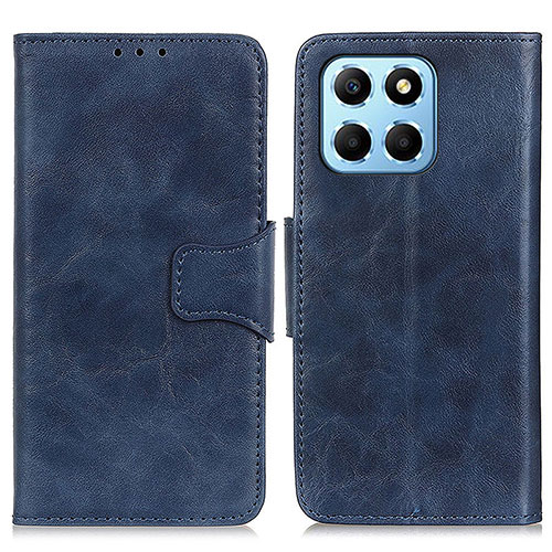 Leather Case Stands Flip Cover Holder M02L for Huawei Honor 70 Lite 5G Blue