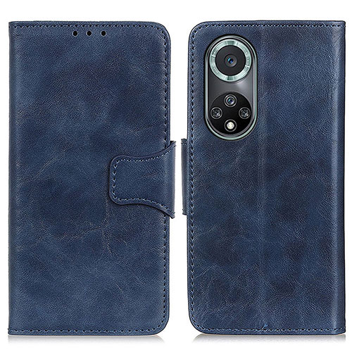 Leather Case Stands Flip Cover Holder M02L for Huawei Nova 9 Pro Blue