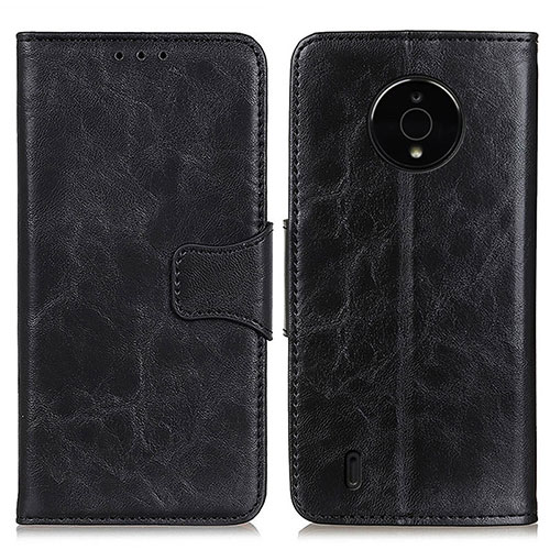 Leather Case Stands Flip Cover Holder M02L for Nokia C200 Black