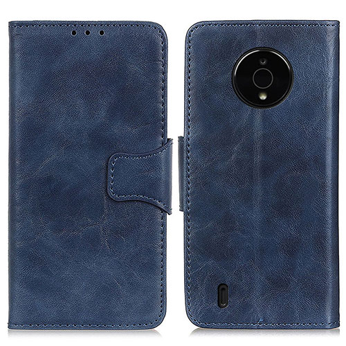 Leather Case Stands Flip Cover Holder M02L for Nokia C200 Blue