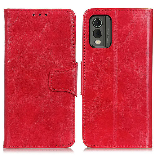 Leather Case Stands Flip Cover Holder M02L for Nokia C210 Red