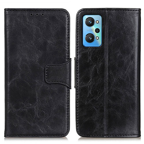 Leather Case Stands Flip Cover Holder M02L for Realme GT Neo 3T 5G Black