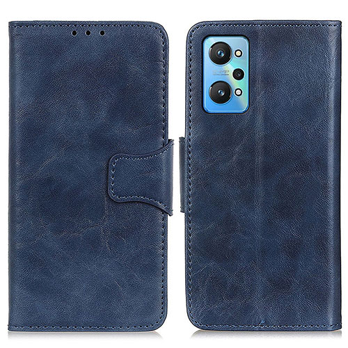 Leather Case Stands Flip Cover Holder M02L for Realme GT Neo 3T 5G Blue