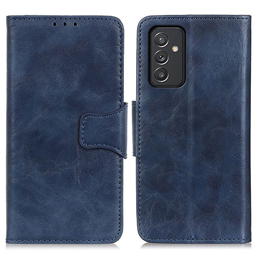 Leather Case Stands Flip Cover Holder M02L for Samsung Galaxy A15 4G Blue