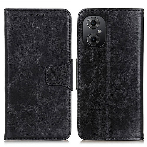 Leather Case Stands Flip Cover Holder M02L for Xiaomi Poco M4 5G Black