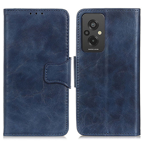 Leather Case Stands Flip Cover Holder M02L for Xiaomi Redmi 11 Prime 4G Blue