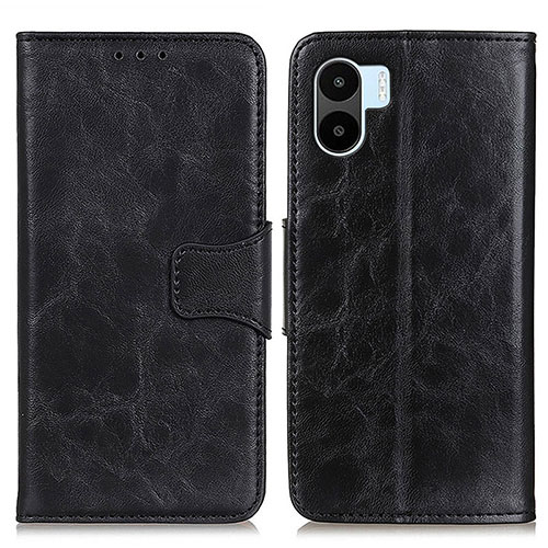 Leather Case Stands Flip Cover Holder M02L for Xiaomi Redmi A2 Plus Black