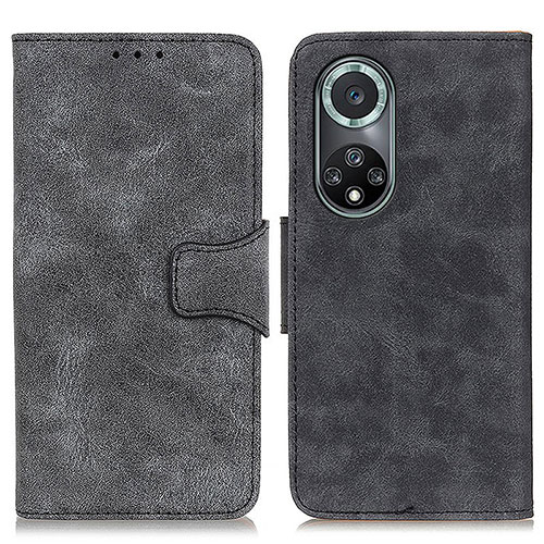 Leather Case Stands Flip Cover Holder M03L for Huawei Honor 50 Pro 5G Black