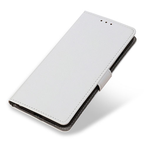 Leather Case Stands Flip Cover Holder M04L for Motorola Moto G31 White