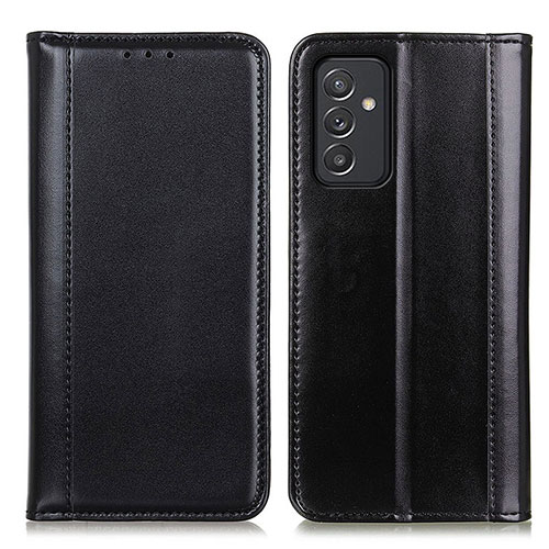 Leather Case Stands Flip Cover Holder M05L for Samsung Galaxy A34 5G Black