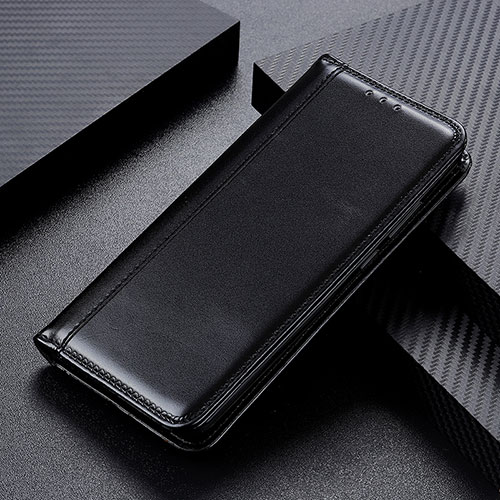 Leather Case Stands Flip Cover Holder M05L for Samsung Galaxy A52 4G Black