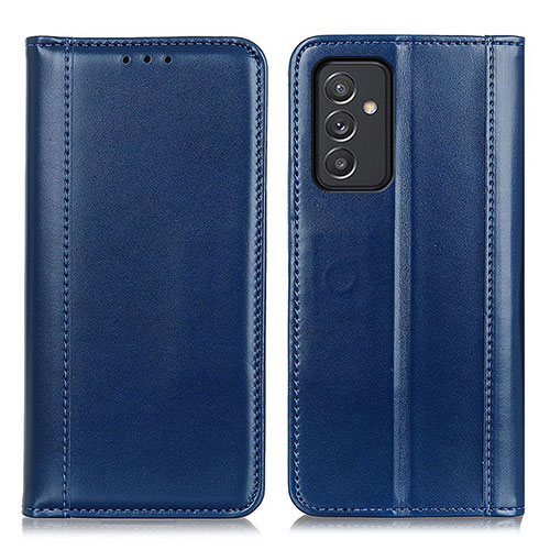Leather Case Stands Flip Cover Holder M05L for Samsung Galaxy A82 5G Blue