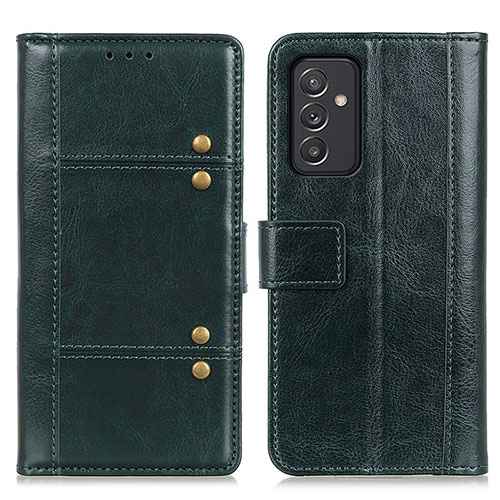 Leather Case Stands Flip Cover Holder M06L for Samsung Galaxy A05s Green