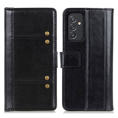 Leather Case Stands Flip Cover Holder M06L for Samsung Galaxy A34 5G Black