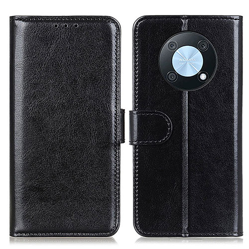 Leather Case Stands Flip Cover Holder M07L for Huawei Enjoy 50 Pro Black