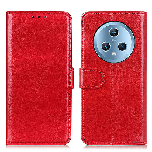 Leather Case Stands Flip Cover Holder M07L for Huawei Honor Magic5 5G Red