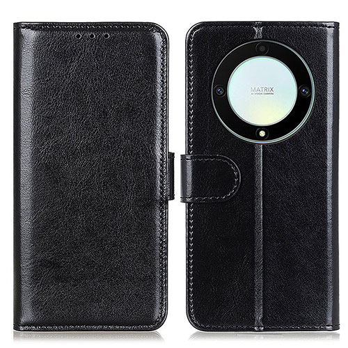 Leather Case Stands Flip Cover Holder M07L for Huawei Honor Magic5 Lite 5G Black