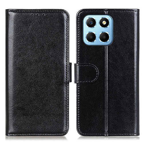 Leather Case Stands Flip Cover Holder M07L for Huawei Honor X6 5G Black